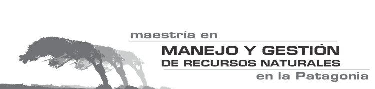 Primer Encuentro de la Maestría en Manejo y Gestión de Recursos Naturales en Patagonia logo